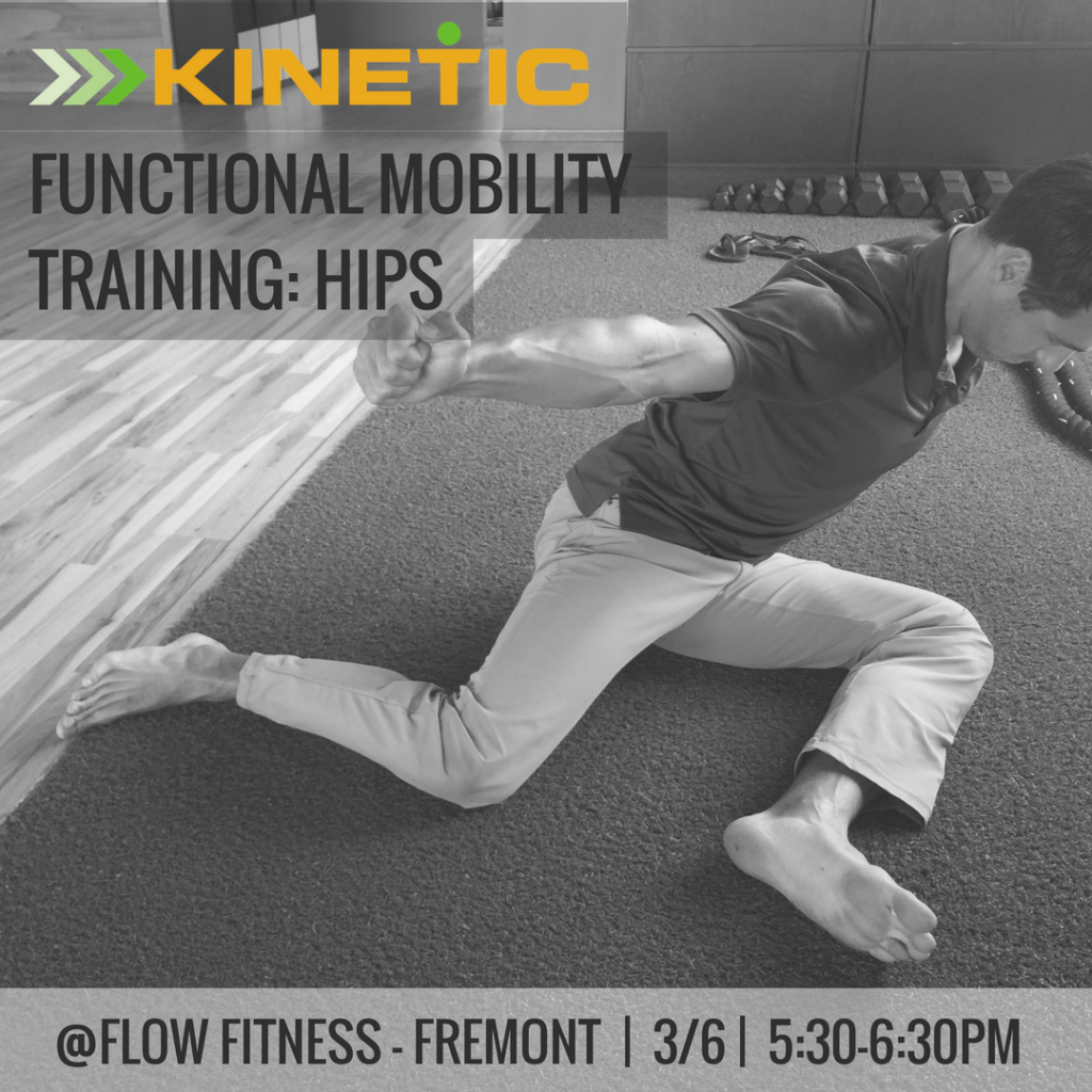 Functional Mobility Training for Hips ~ March 6th at 5:30pm